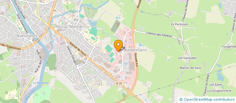 localisation de l'entreprise RELAIS D'OR MIKO BRETAGNE  ANTONY