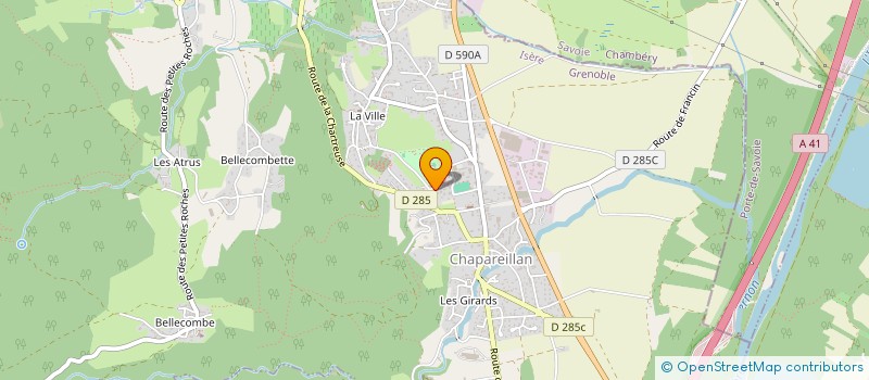 localisation de l'entreprise RELAIS DAUPHINOIS  CHAPAREILLAN