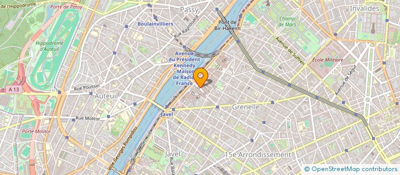 localisation de l'entreprise RELAIS DE BEAUGRENELLE  PARIS