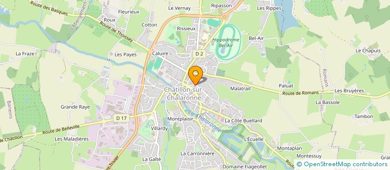 localisation de l'entreprise RELAIS DE BISSIEUX  CHATILLON-SUR-CHALARONNE