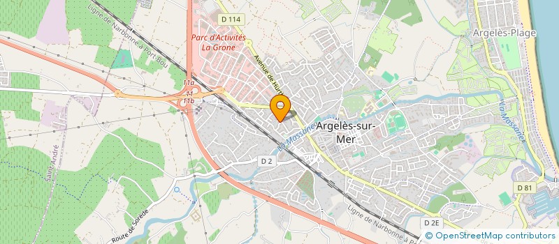 localisation de l'entreprise RELAIS DE L ABAT à ARGELES-SUR-MER