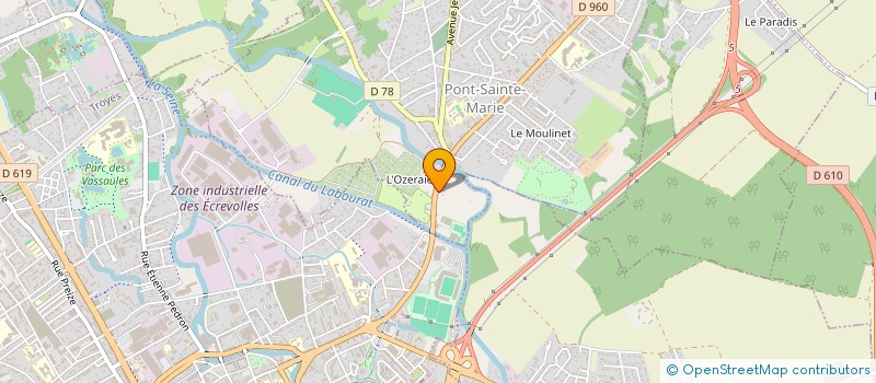 localisation de l'entreprise RELAIS DE L EUROPE AUTOMOBILES à PONT-SAINTE-MARIE