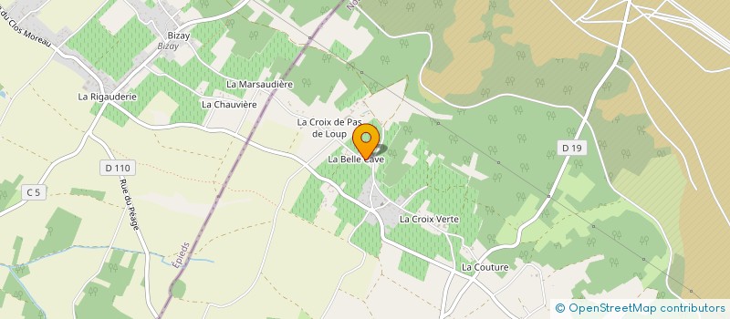 localisation de l'entreprise RELAIS DE LA BELLE CAVE  SAIX