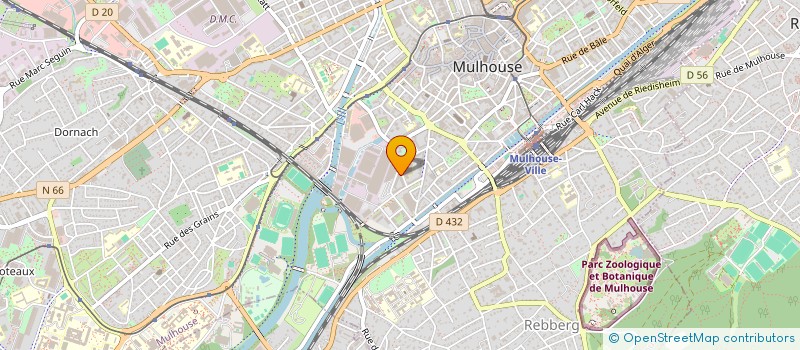 localisation de l'entreprise RELAIS DE LA FONDERIE  MULHOUSE