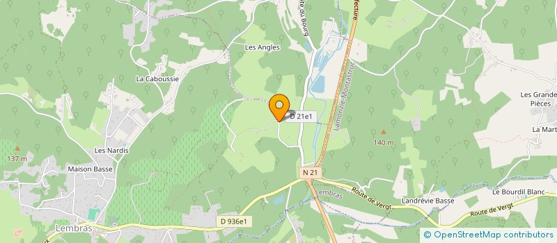 localisation de l'entreprise RELAIS DE LA RIBEYRIE  LEMBRAS