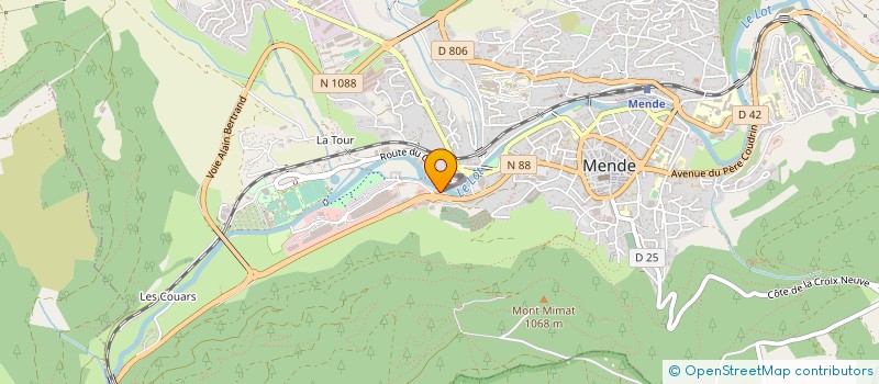 localisation de l'entreprise RELAIS DE LA TOUR à MENDE