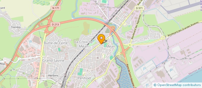 localisation de l'entreprise RELAIS DE MEAN  SAINT-NAZAIRE