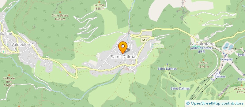 localisation de l'entreprise RELAIS DE MILLE FONDS  VALDEBLORE