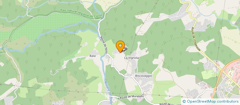localisation de l'entreprise RELAIS DE PALOMBAGGIA à PORTO-VECCHIO