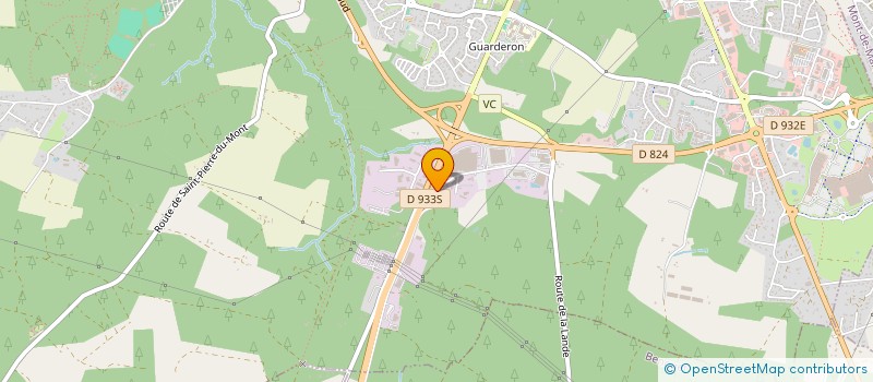 localisation de l'entreprise RELAIS DE STPM à SAINT-PIERRE-DU-MONT