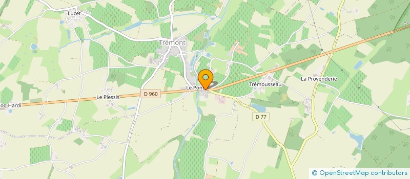 localisation de l'entreprise RELAIS DE TREMONT à LYS-HAUT-LAYON