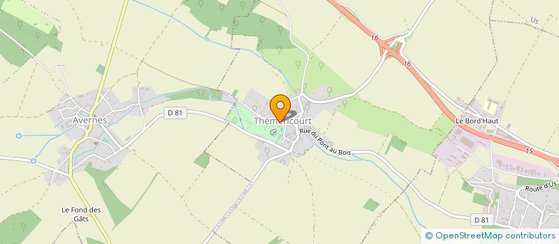 localisation de l'entreprise RELAIS DEPART GITES FRANCE VAL D'OISE  THEMERICOURT