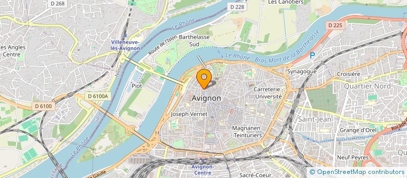 localisation de l'entreprise RELAIS DEPARTEMENTAL DES GITES DE FRANCE ET DU TOURISME VERT DE VAUCLUSE à AVIGNON