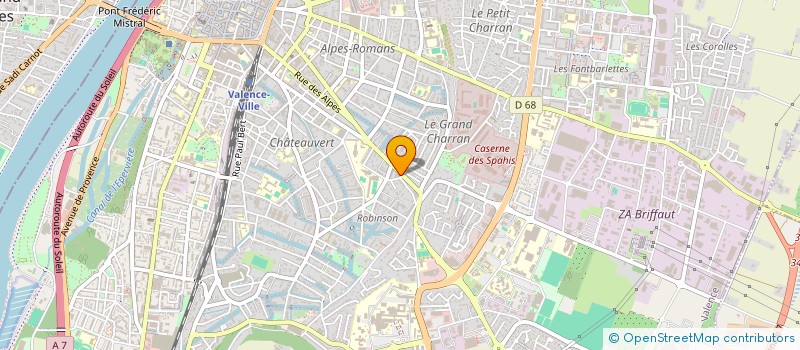 localisation de l'entreprise RELAIS DES ALPES à VALENCE