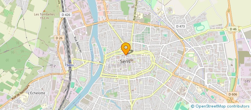 localisation de l'entreprise RELAIS DES BENEVOLES DU SENONAIS à SENS