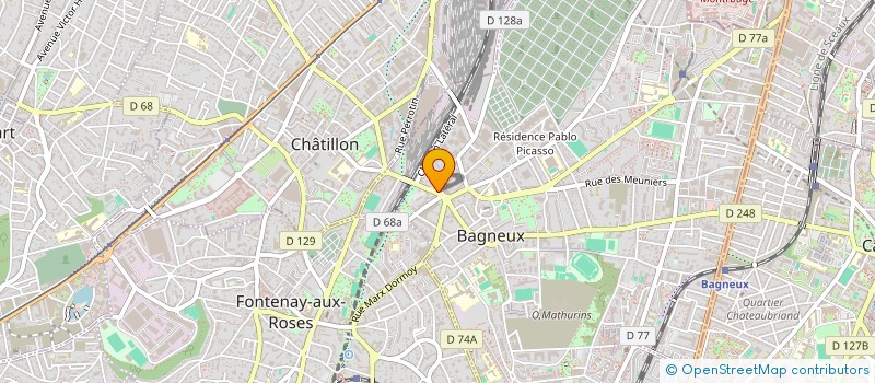 localisation de l'entreprise RELAIS DES BLAGIS à BAGNEUX