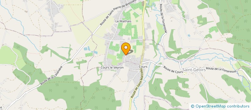 localisation de l'entreprise RELAIS DES COLLINES  LA FORTERESSE