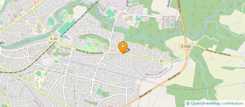 localisation de l'entreprise RELAIS DES GITES DE FRANCE  MONT-DE-MARSAN