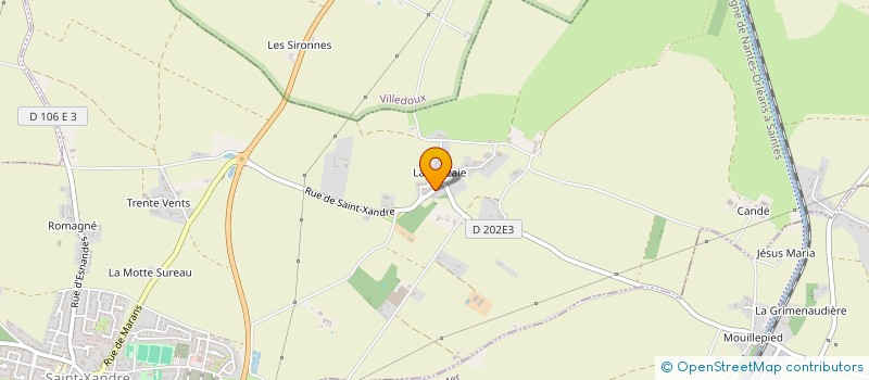 localisation de l'entreprise RELAIS DES GRANDS CHAMPS à PUILBOREAU