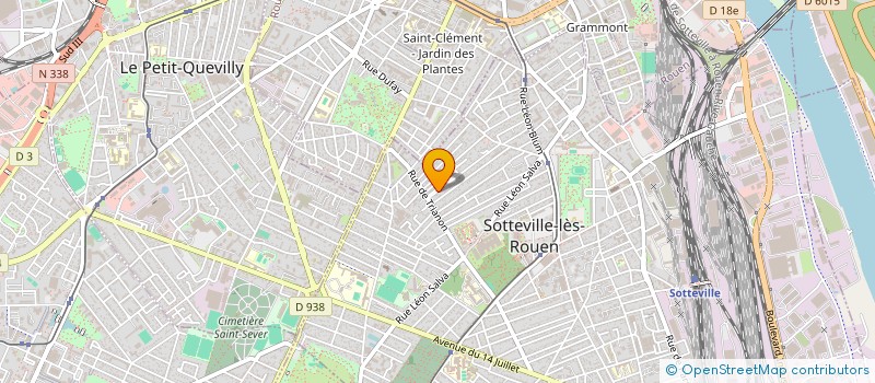 localisation de l'entreprise RELAIS DES LOUVETOS  SOTTEVILLE-LES-ROUEN