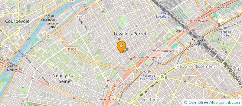 localisation de l'entreprise RELAIS DESSERTS à LEVALLOIS-PERRET