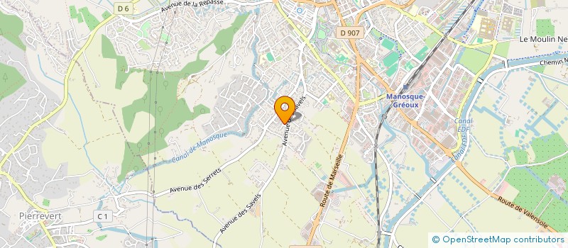 localisation de l'entreprise RELAIS DU L'ABEOU à MANOSQUE