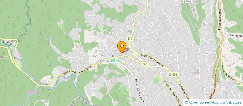 localisation de l'entreprise RELAIS DU LOUP STATION SERVICE à LA COLLE-SUR-LOUP