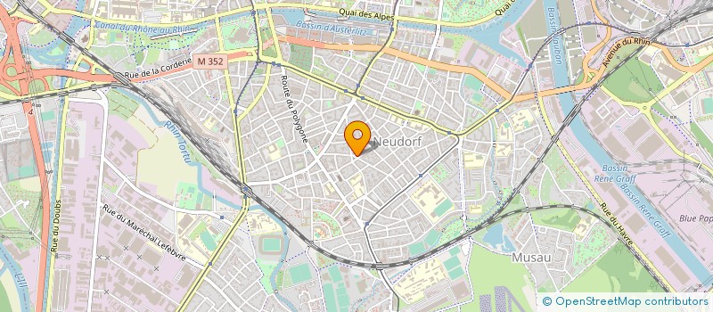 localisation de l'entreprise RELAIS DU NEUDORF  STRASBOURG