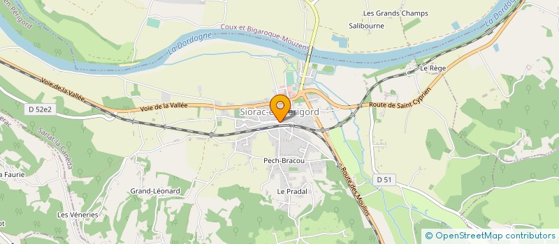 localisation de l'entreprise RELAIS DU PERIGORD NOIR à SIORAC-EN-PERIGORD