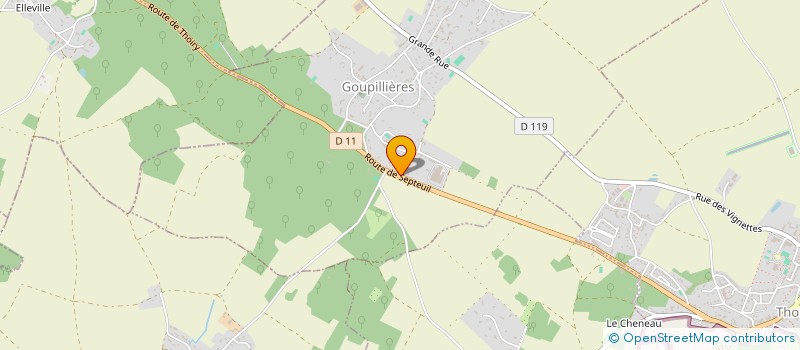 localisation de l'entreprise RELAIS DU PETIT MONT  VILLIERS-LE-MAHIEU