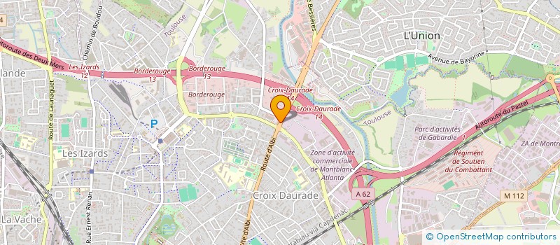 localisation de l'entreprise RELAIS DU PONT DE L'HERS GARROS DISTRIBU à TOULOUSE