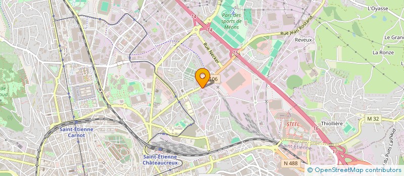 localisation de l'entreprise RELAIS DU SOLEIL à SAINT-ETIENNE
