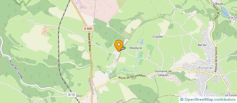 localisation de l'entreprise RELAIS DU VIEUX CLOS à ROCAMADOUR