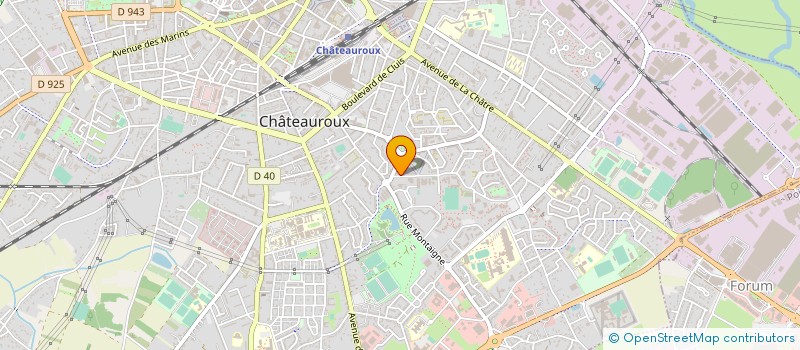 localisation de l'entreprise RELAIS ENFANCE FAMILLE DE L'INDRE  CHATEAUROUX