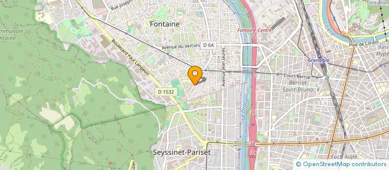 localisation de l'entreprise RELAIS ENFANTS PARENTS ISERE à FONTAINE