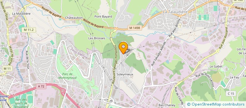 localisation de l'entreprise RELAIS ENFANTS PARENTS ST ETIENNE  LA TALAUDIERE