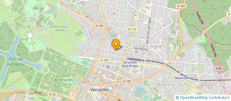 localisation de l'entreprise RELAIS ETOILES DE VIE à VERSAILLES