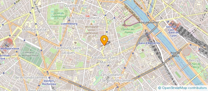 localisation de l'entreprise RELAIS FLORAL INTERNATIONAL à PARIS
