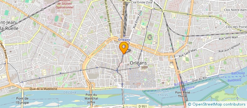 localisation de l'entreprise RELAIS FNAC à ORLEANS