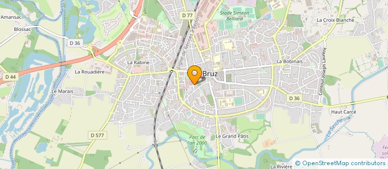 localisation de l'entreprise RELAIS FORMATION  BRUZ