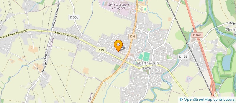 localisation de l'entreprise RELAIS FORMATION à LABARTHE-SUR-LEZE