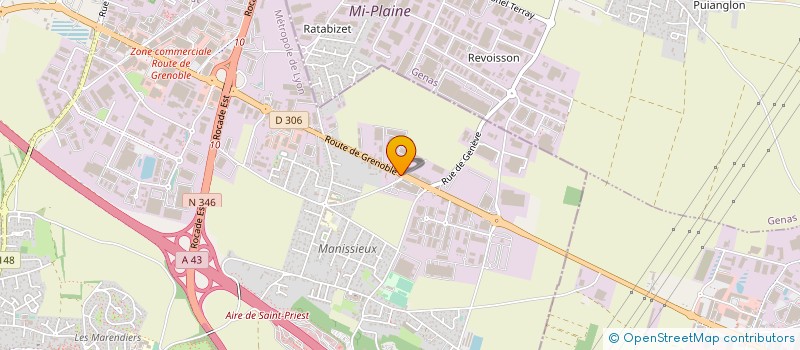 localisation de l'entreprise RELAIS FRAIS  SAINT-PRIEST