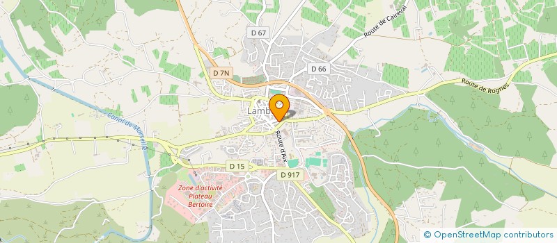 localisation de l'entreprise RELAIS GITES RURAUX DES BDR à LAMBESC