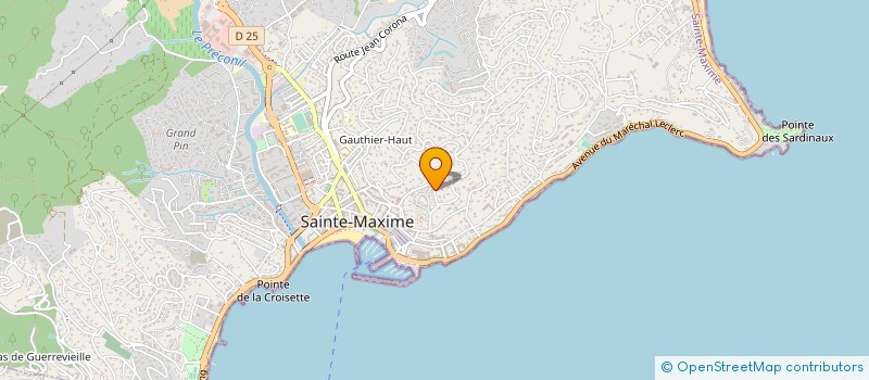 localisation de l'entreprise RELAIS-HISTORIQUES à SAINTE-MAXIME