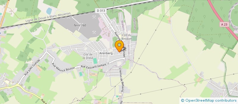 localisation de l'entreprise RELAIS INTERCOM PTE ENFANCE SCARPE ESCAU à SARS-ET-ROSIERES