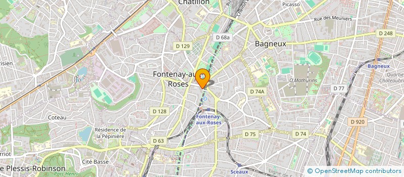 localisation de l'entreprise RELAIS JARDIN à FONTENAY AUX ROSES