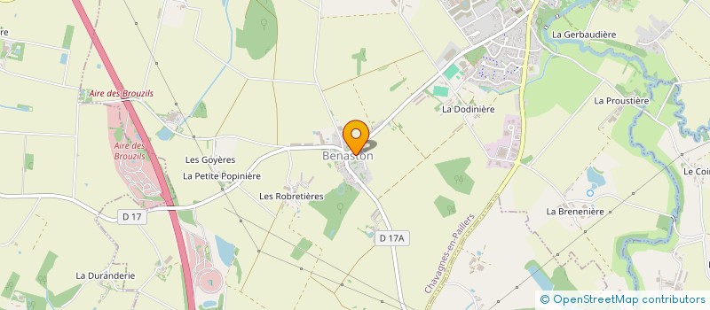 localisation de l'entreprise RELAIS JEUNESSE 2000  CHAVAGNES-EN-PAILLERS