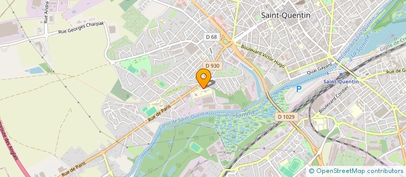 localisation de l'entreprise RELAIS JEUNESSE DE SAINT-QUENTIN à SAINT-QUENTIN