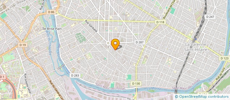 localisation de l'entreprise RELAIS-JMV à ST MAUR DES FOSSES