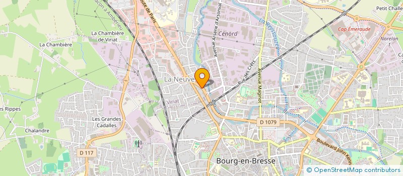 localisation de l'entreprise RELAIS LA NEUVE à VIRIAT